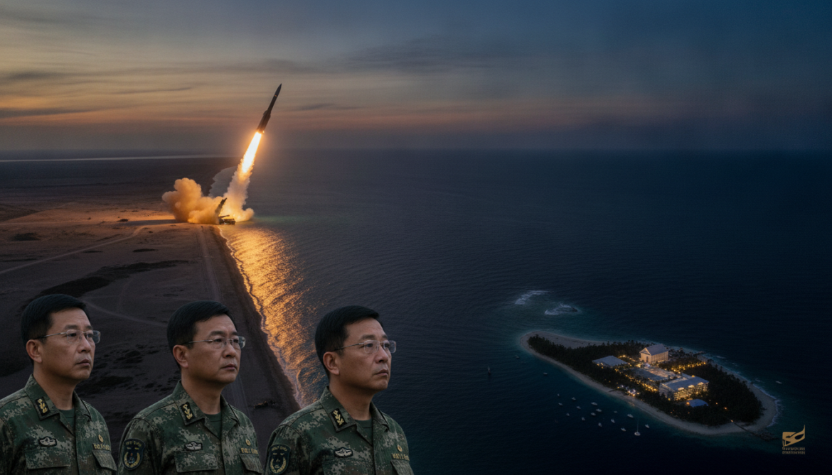 China missile test sends warning before Pacific Islands Forum leaders meet in Palau