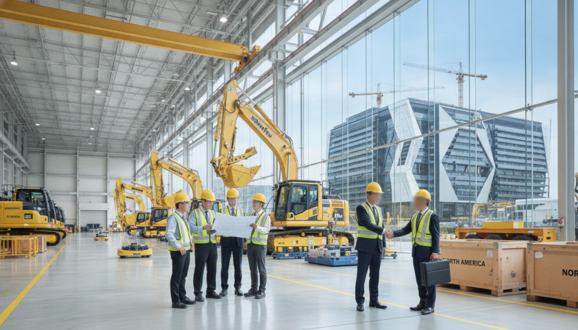 Komatsu plans North America supply boost as AI data center demand rises